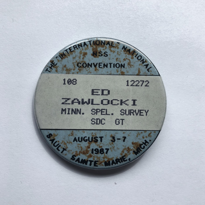1987NSSConventionAttendeeButtonPinNameBadge