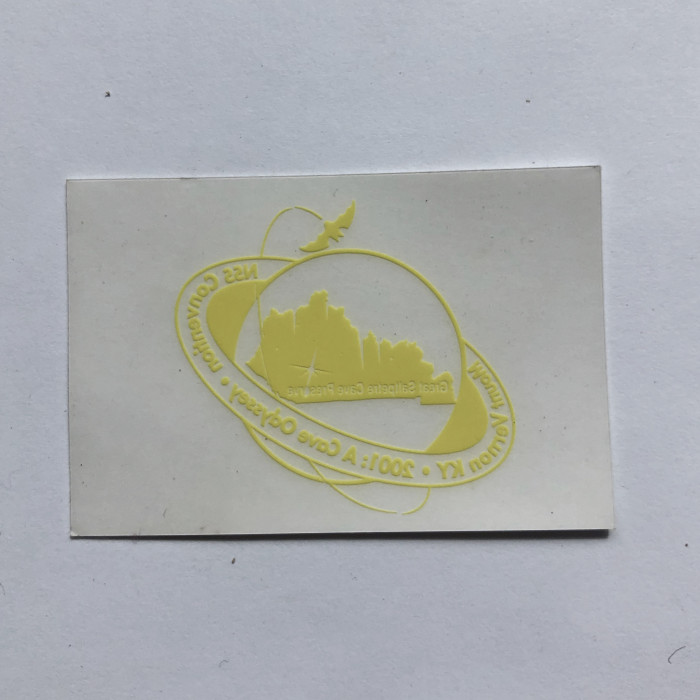 2001 NSS Convention Kentucky Window Sticker - Product Image