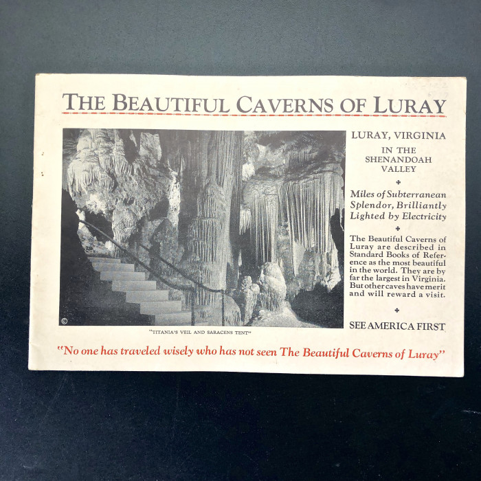 The Beautiful Caverns of Luray 1938
