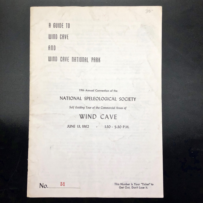AGuideToWindCaveAndWindCaveNationalParkNSS1962SOLD
