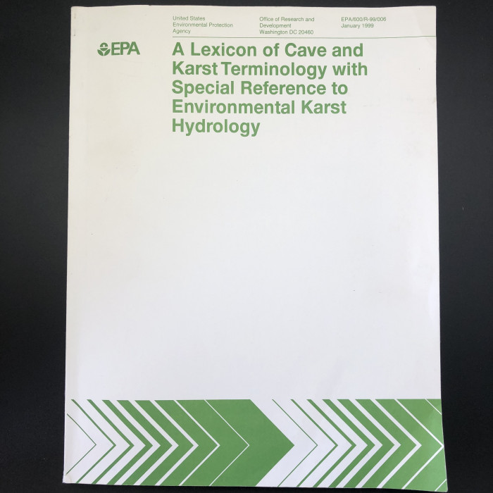 ALexiconofCaveandKarstTerminologywithSpecialReferencetoEnvironmentalKarstHydrology