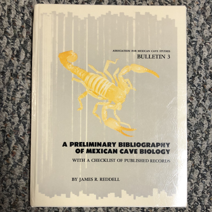 AMCS Bulletin 3, A Preliminary Bibliography of Mexican Cave Biology, 1971 - Product Image