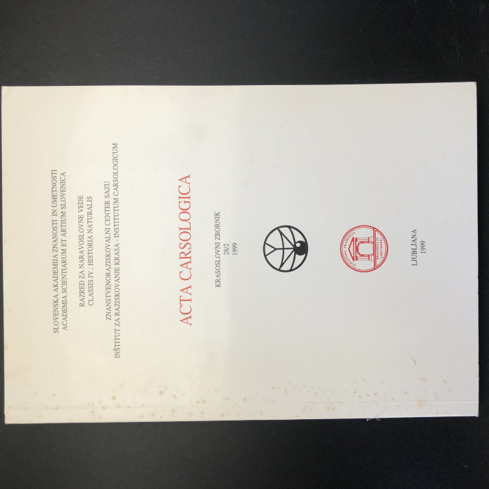 ActaCarsologicavolume2821999
