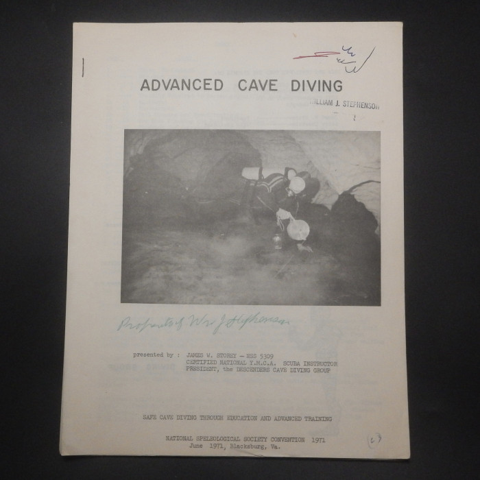 Advanced Cave Diving, 1971 - Product Image