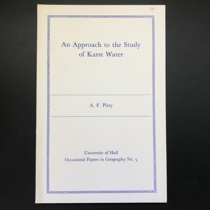 AnApproachtothestudyofKarstWater