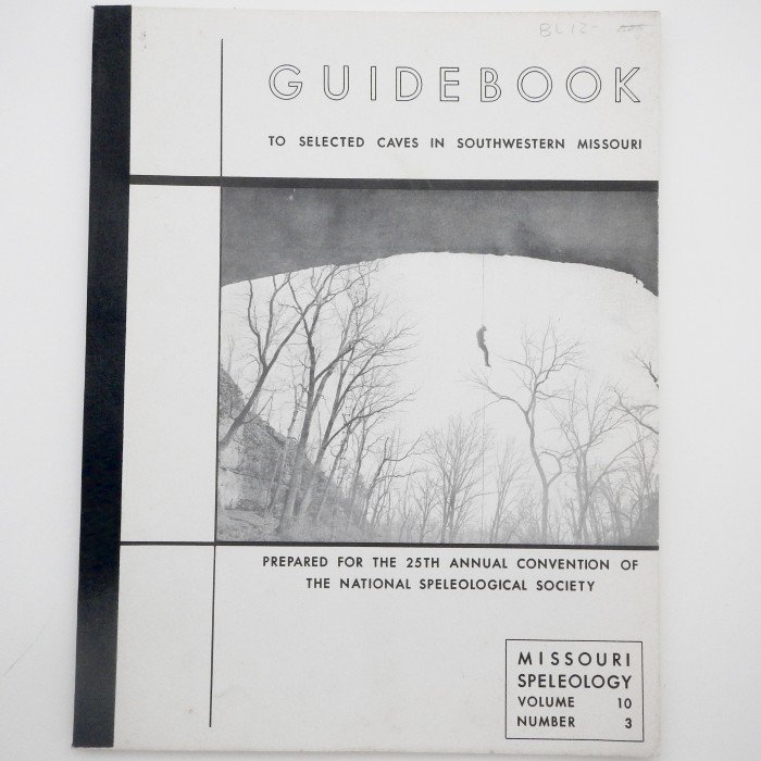 GuidebooktoSelectedCavesInSouthwesternMissouriMissouri1968