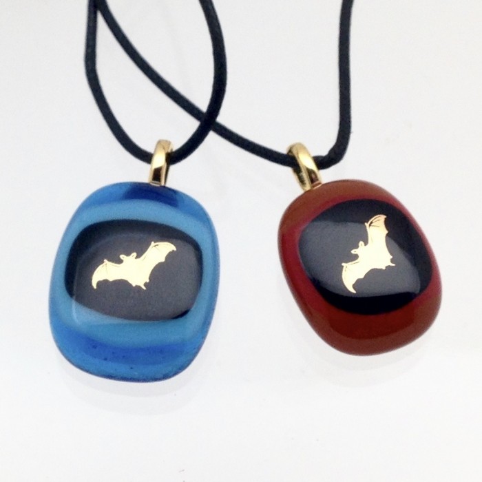 Artisan Glass Bat Pendant - Product Image