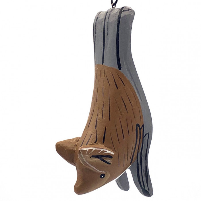 Balsa Wood Carved Bat Ornaments (Seven Styles)