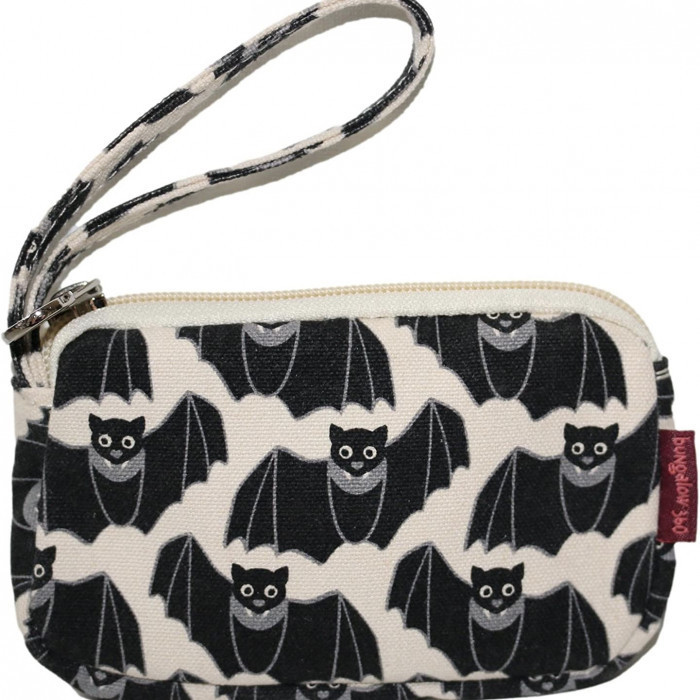 Bat Cotton Canvas Clutch - Product Image
