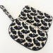 Bat Cotton Canvas Wristlet