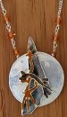 Bat in the Moonlight Pendant