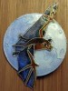 Bat in the Moonlight Pin