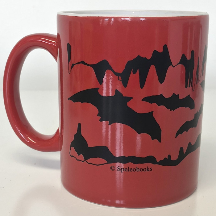 Bats Flying Through A Cave Coffee Mug