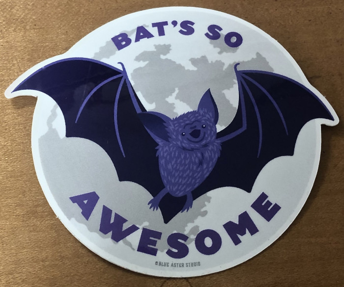 BatsSoAwesomeDieCutBatDecal