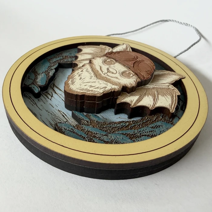 CaveBatDimensionalOrnament