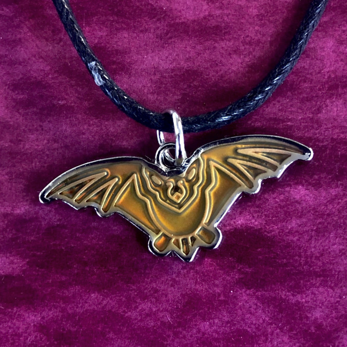 Cave Bat Mood Necklace - Product Image