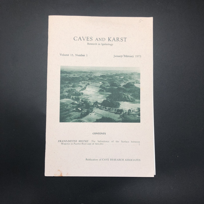 CavesandKarstResearchinSpeleology