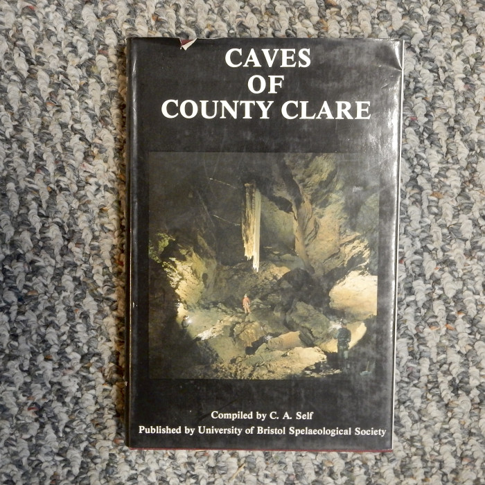 Caves of County Clare, compiled by C.A.Self, autographed & inscribed 15th ICS - Product Image