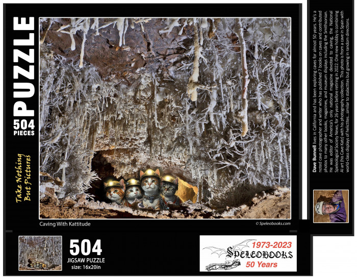 Caving With Kattitude 504 Piece Jigsaw Puzzle (16 X 20 inches)