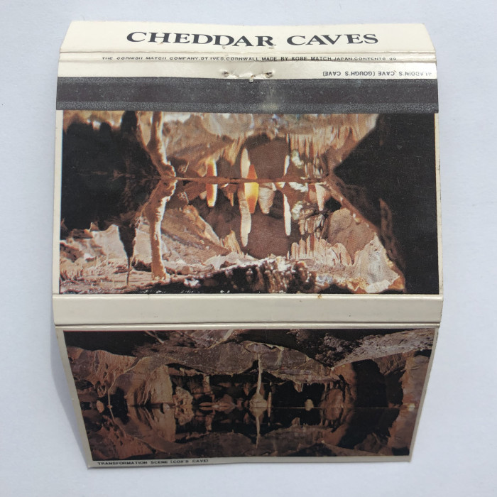 CheddarCavesTransformationSceneMatchbookCover