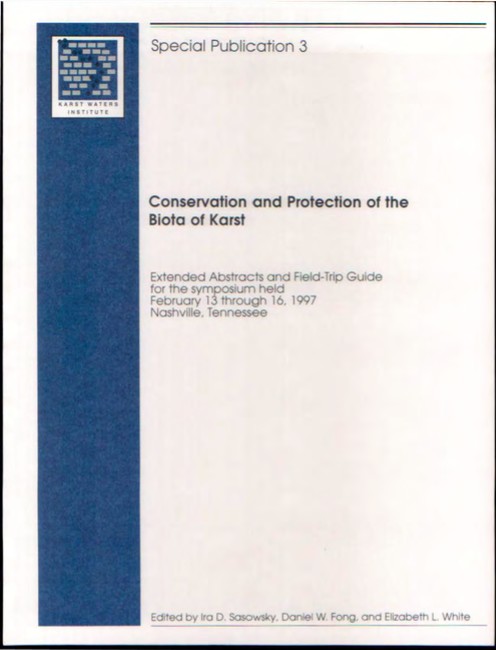 SP3ConservationandProtectionoftheBiotaofKarst