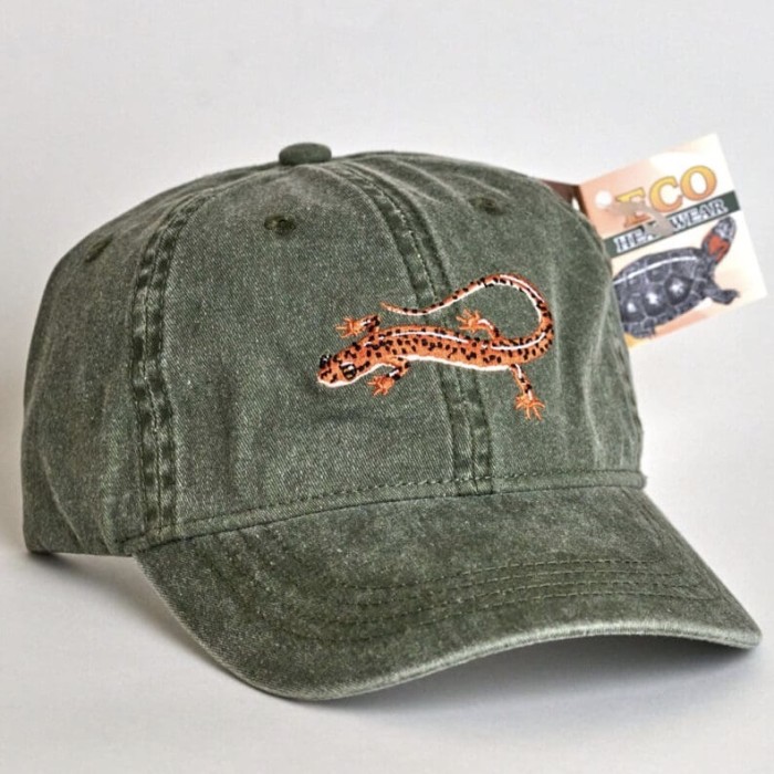 Embroidered Cave Salamander Cap - Product Image