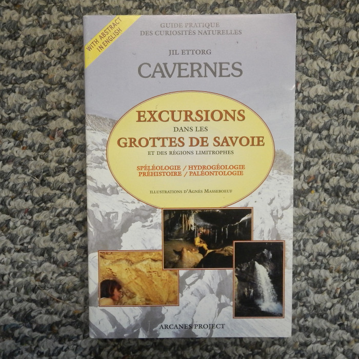 Excursions dans les Grottes de Savoie, by Jil Ettore - Product Image