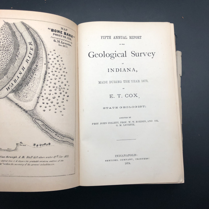 Fifth Annual Report of the Geological Survey of Indiana - Product Image