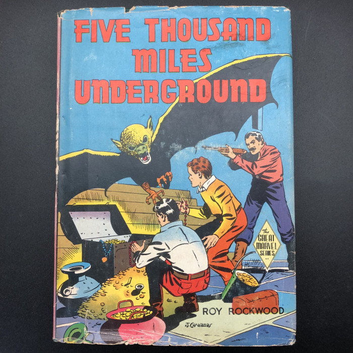 Five Thousand Miles underground or the Mystery of the Centre of the Earth (DUST JACKET 1943) - Product Image