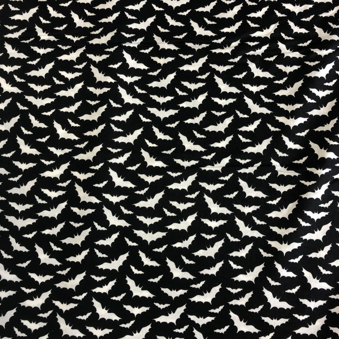 Flying Bats All Over Quilting Fabric - Product Image