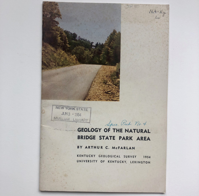 Geology of the Natural Bridge State Park Area - Product Image