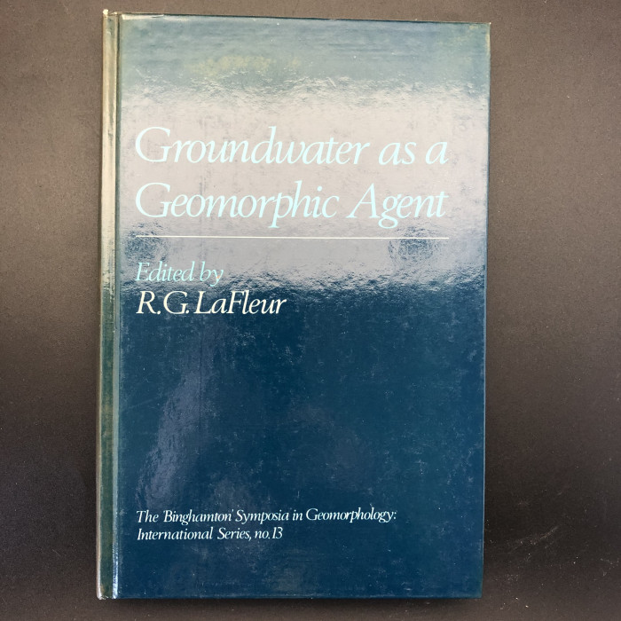 Groundwater as a Geomorphic Agent - Product Image
