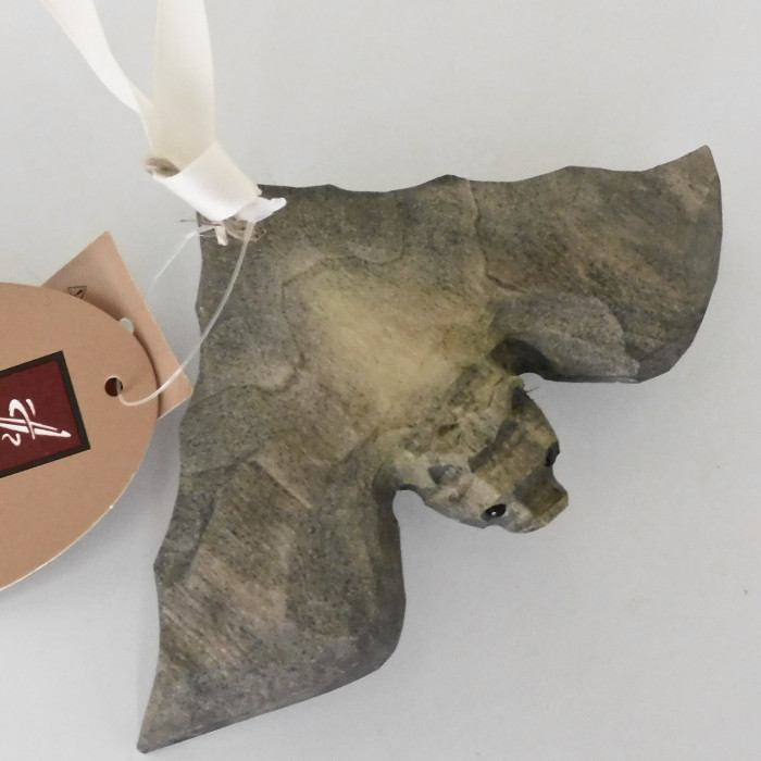 HandCarvedWoodenBatOrnament