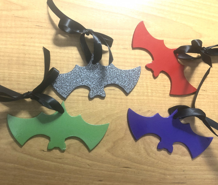HangingBatMetalOrnament