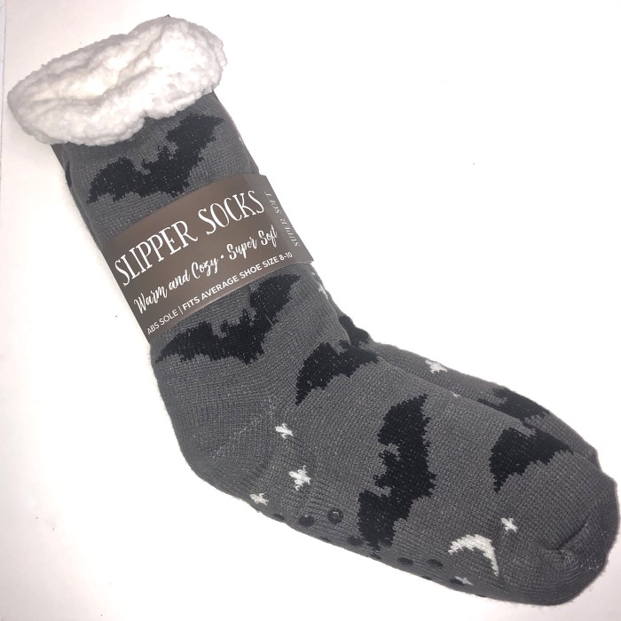 HeavyPlushSlipperBatSocks