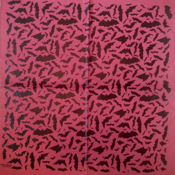 Hot Pink Bat Bandanna - Product Image