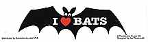 ILoveBatsBumperSticker