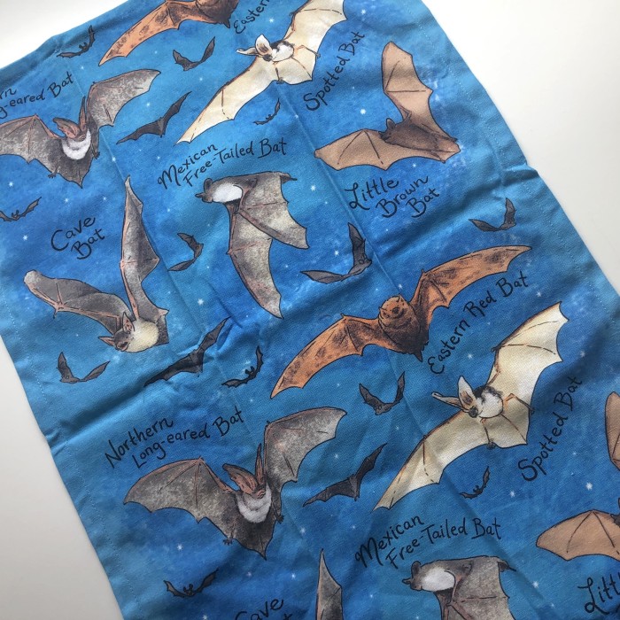 Interpretive Bats Tea Towel - Product Image