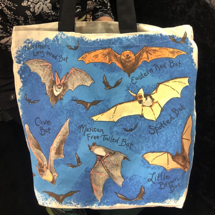 Interpretive Night Time Bat Shopper Tote - Product Image