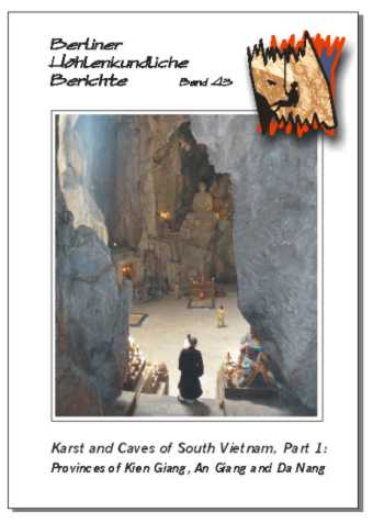 Karst and Caves of South Vietnam, Part 1: Provinces of Kien Giang, An Giang and Da Nang, BHB Vol. 43. Special Order - Product Image