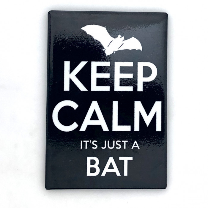 Keep Calm It's Just A Bat Magnet - Product Image