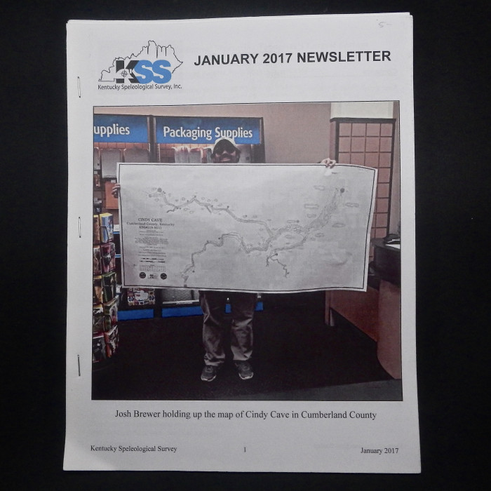 Kentucky Speleological Survey January 2017 Newsletter - Product Image