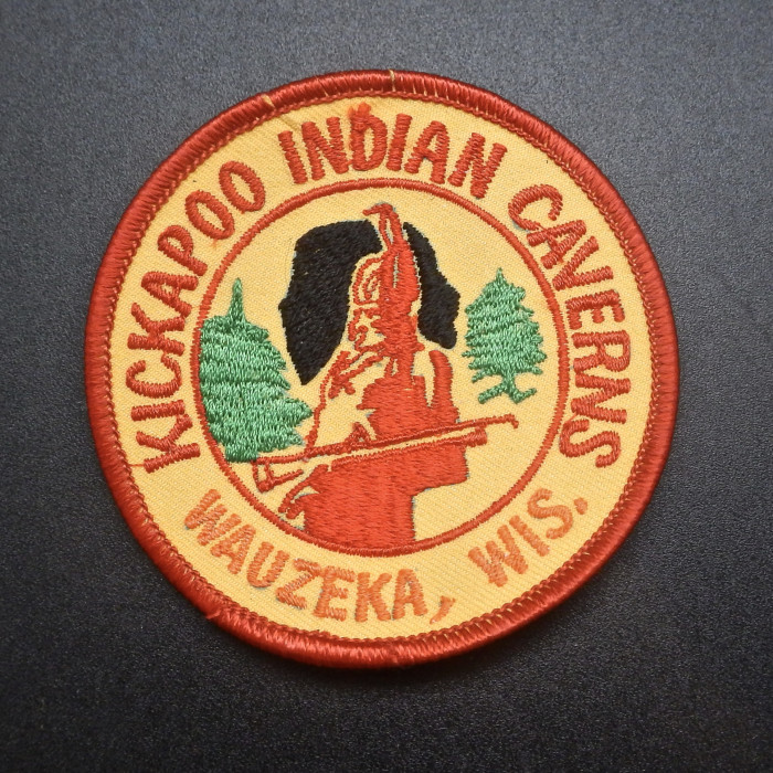 Kickapoo Indian Caverns Patch - Product Image
