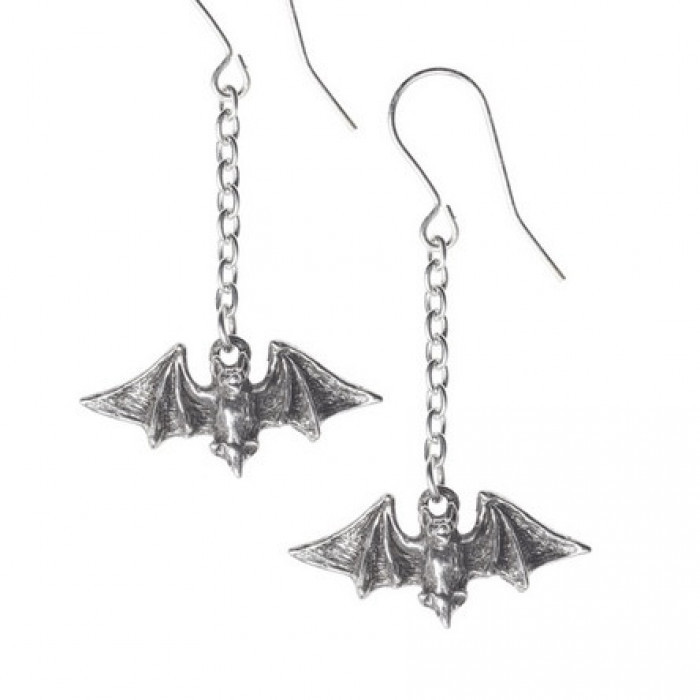 Kiss The Night Bat Earrings And Pendants