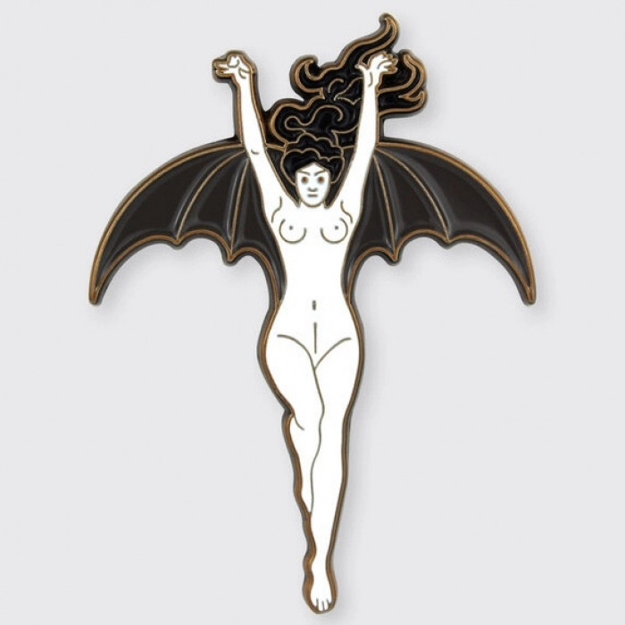 La Femme Chauve-Souris Enamel Pin - Product Image
