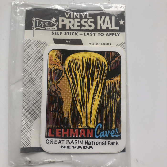 Lehman Caves Vinyl Sticker - Product Image