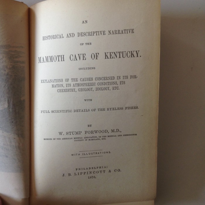 Mammoth Cave; An Historical and Descriptive Narrative of the Mammoth Cave of Kentucky (copy1)