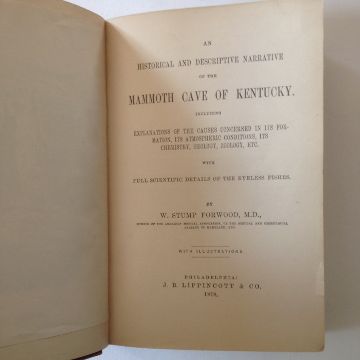 Mammoth Cave; An Historical and Descriptive Narrative of the Mammoth Cave of Kentucky (copy2)