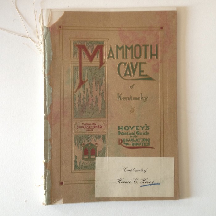 Mammoth Cave of Kentucky, Hovey's Practical Guide to the Regulation Routes (COPY 3) - Product Image