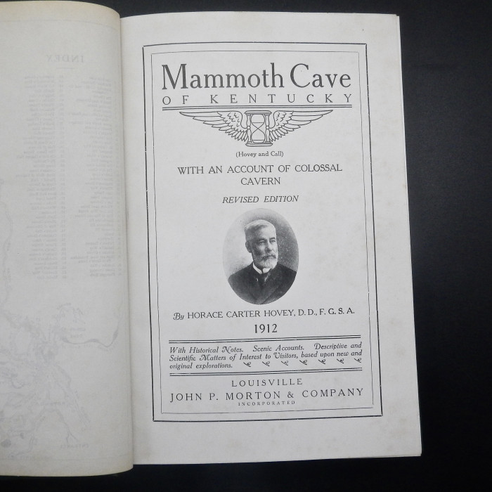 Mammoth Cave of Kentucky with an Account of Colossal Cavern, 1912 